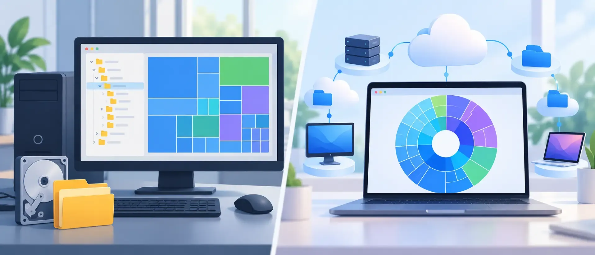 Air Cloud Analyzer as a TreeSize alternative for disk and cloud storage analysis