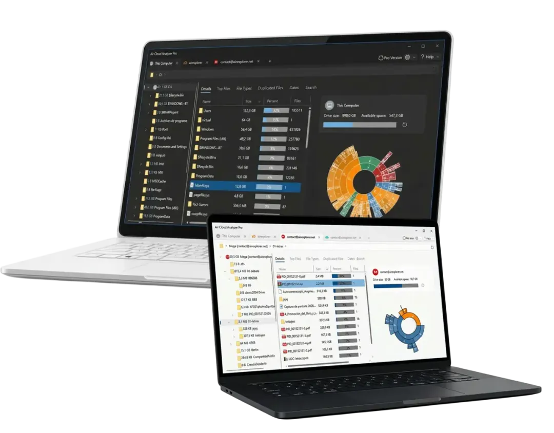 Air Cloud Analyzer Laptop Interface